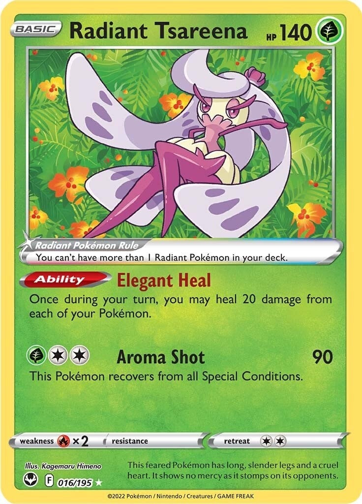 Image for Radiant Tsareena (SWSH12: Silver Tempest) (016/195) - Pokemon