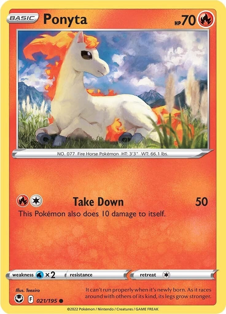 Image for Ponyta (SWSH12: Silver Tempest) (021/195) - Pokemon
