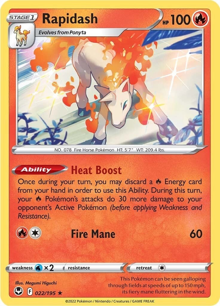 Image for Rapidash (SWSH12: Silver Tempest) (022/195) - Pokemon