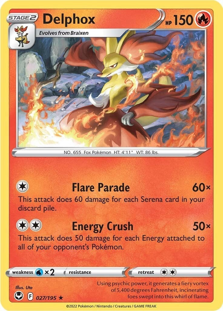Image for Delphox (SWSH12: Silver Tempest) (027/195) - Pokemon