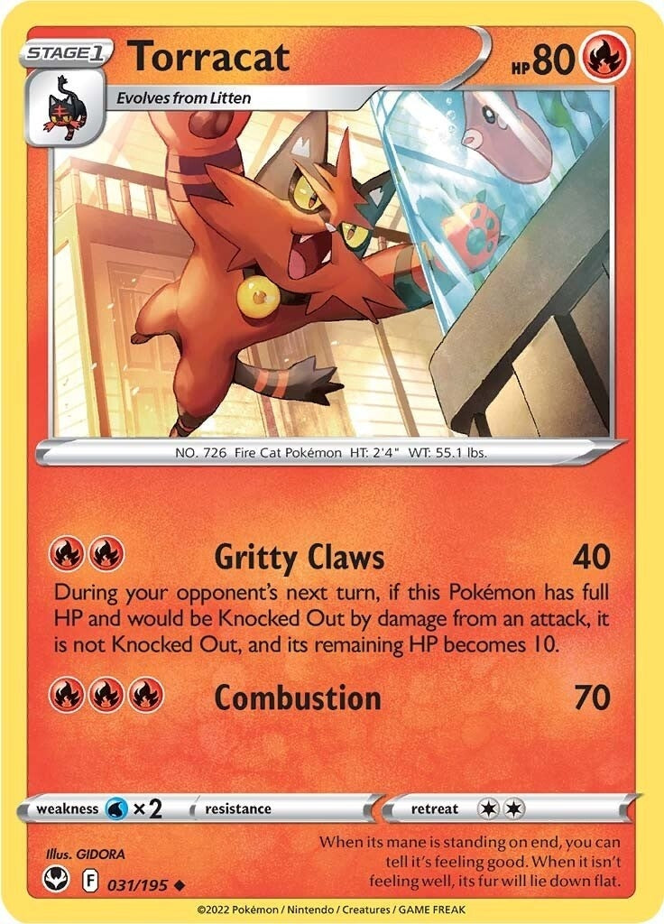 Image for Torracat (SWSH12: Silver Tempest) (031/195) - Pokemon