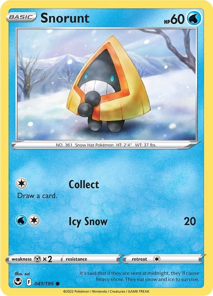 Image for Snorunt (SWSH12: Silver Tempest) (041/195) - Pokemon