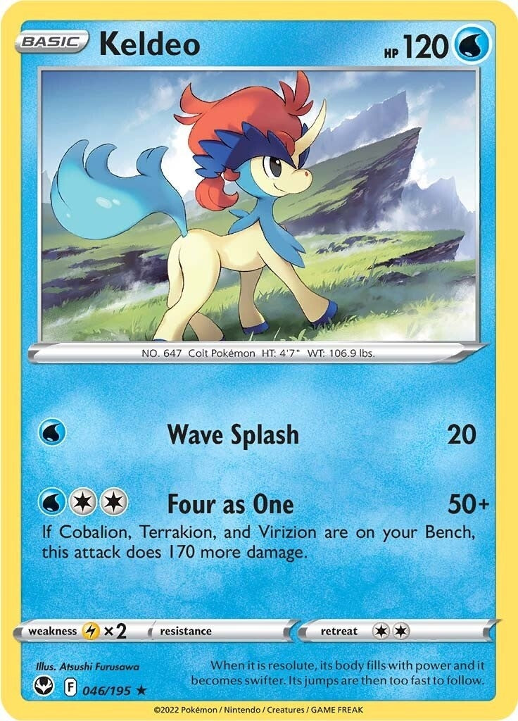 Image for Keldeo (SWSH12: Silver Tempest) (046/195) - Pokemon