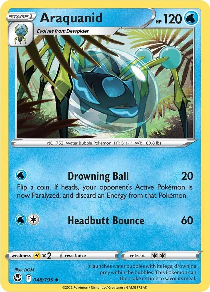 Image for Araquanid (SWSH12: Silver Tempest) (048/195) - Pokemon