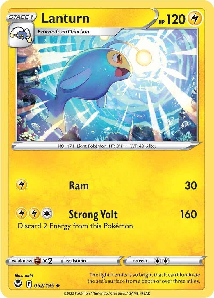 Image for Lanturn (SWSH12: Silver Tempest) (052/195) - Pokemon