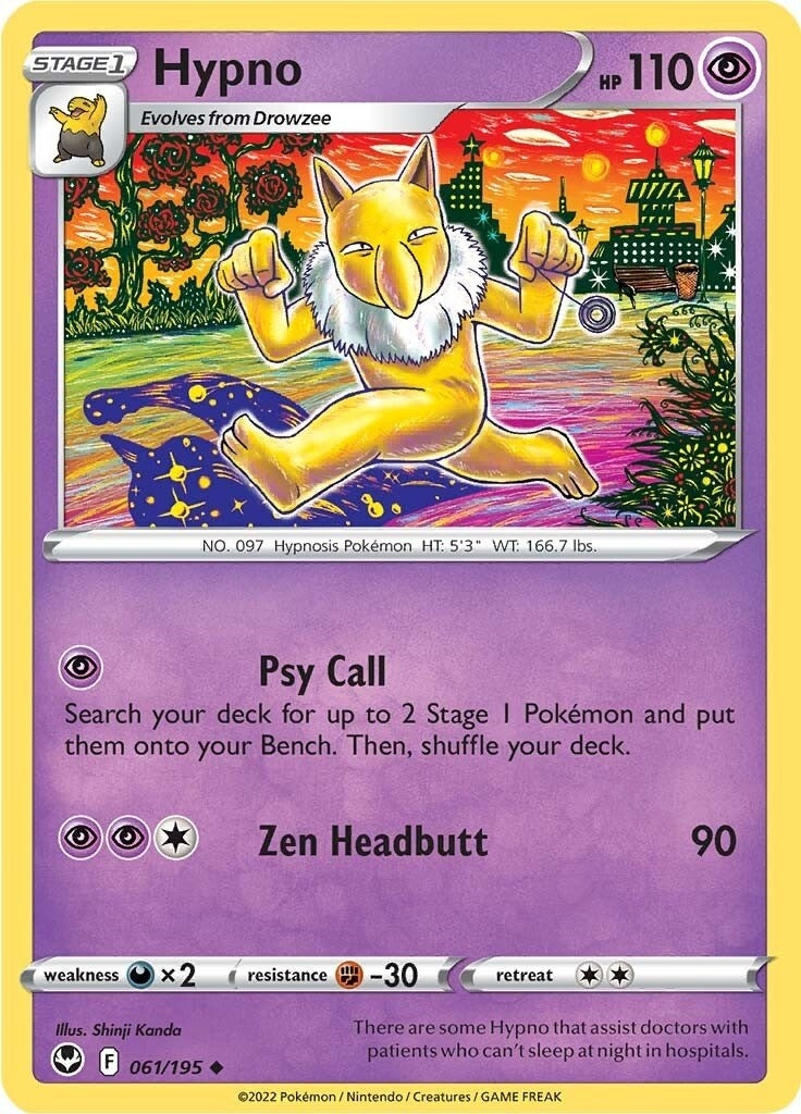 Image for Hypno (SWSH12: Silver Tempest) (061/195) - Pokemon