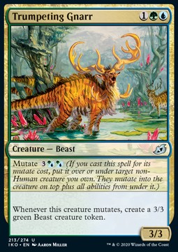 Trumpeting Gnarr - Ikoria: Lair of Behemoths (Uncommon) [IKO-213]