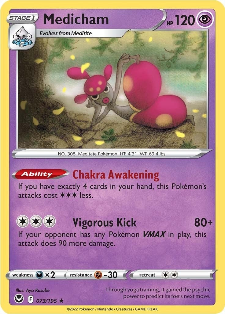 Image for Medicham (SWSH12: Silver Tempest) (073/195) - Pokemon