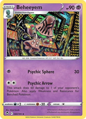 Image for Beheeyem (SWSH12: Silver Tempest) (080/195) - Pokemon