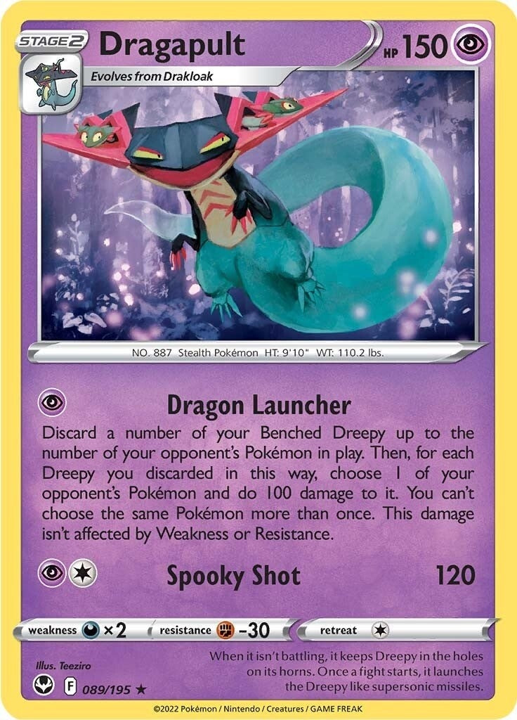 Image for Dragapult (SWSH12: Silver Tempest) (089/195) - Pokemon