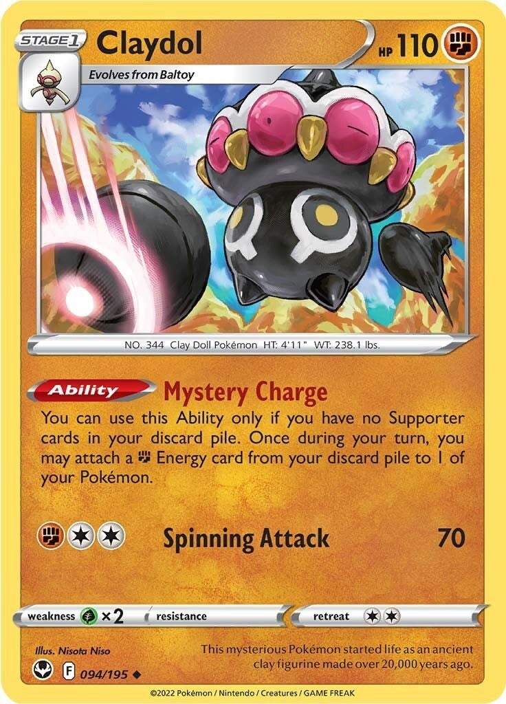 Image for Claydol (SWSH12: Silver Tempest) (094/195) - Pokemon