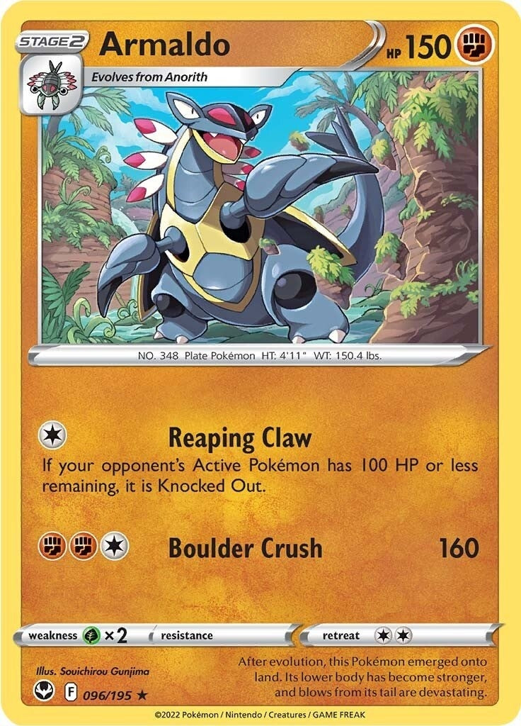 Image for Armaldo (SWSH12: Silver Tempest) (096/195) - Pokemon
