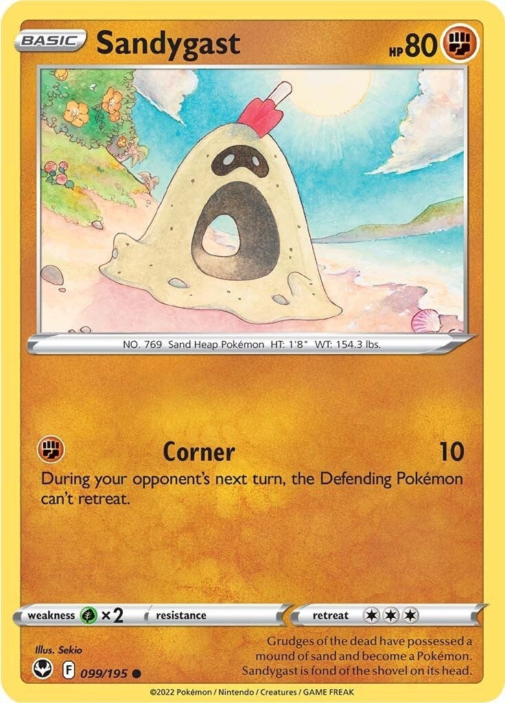 Image for Sandygast (SWSH12: Silver Tempest) (099/195) - Pokemon