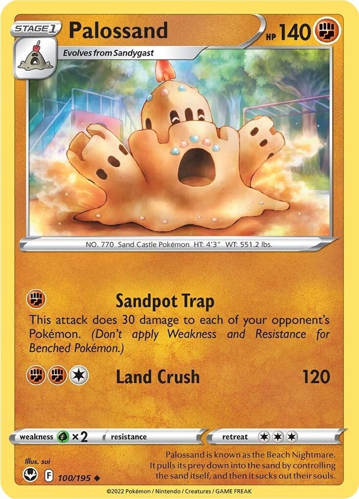 Image for Palossand (SWSH12: Silver Tempest) (100/195) - Pokemon
