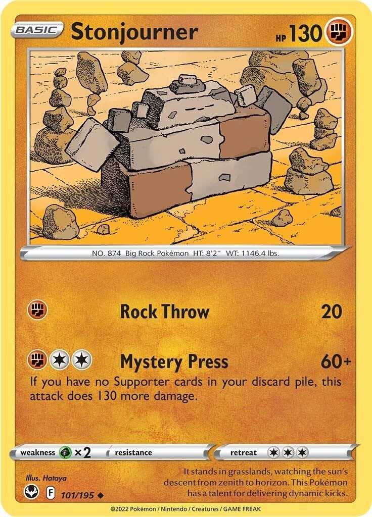 Image for Stonjourner (SWSH12: Silver Tempest) (101/195) - Pokemon