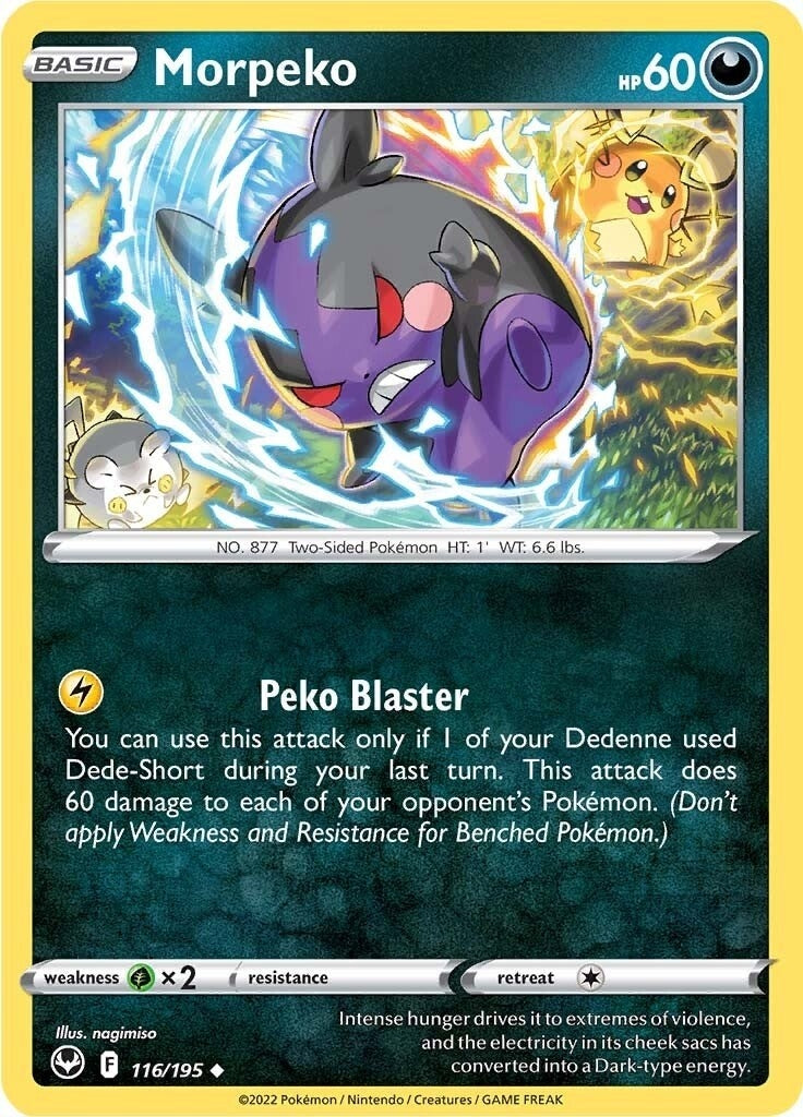 Image for Morpeko (SWSH12: Silver Tempest) (116/195) - Pokemon