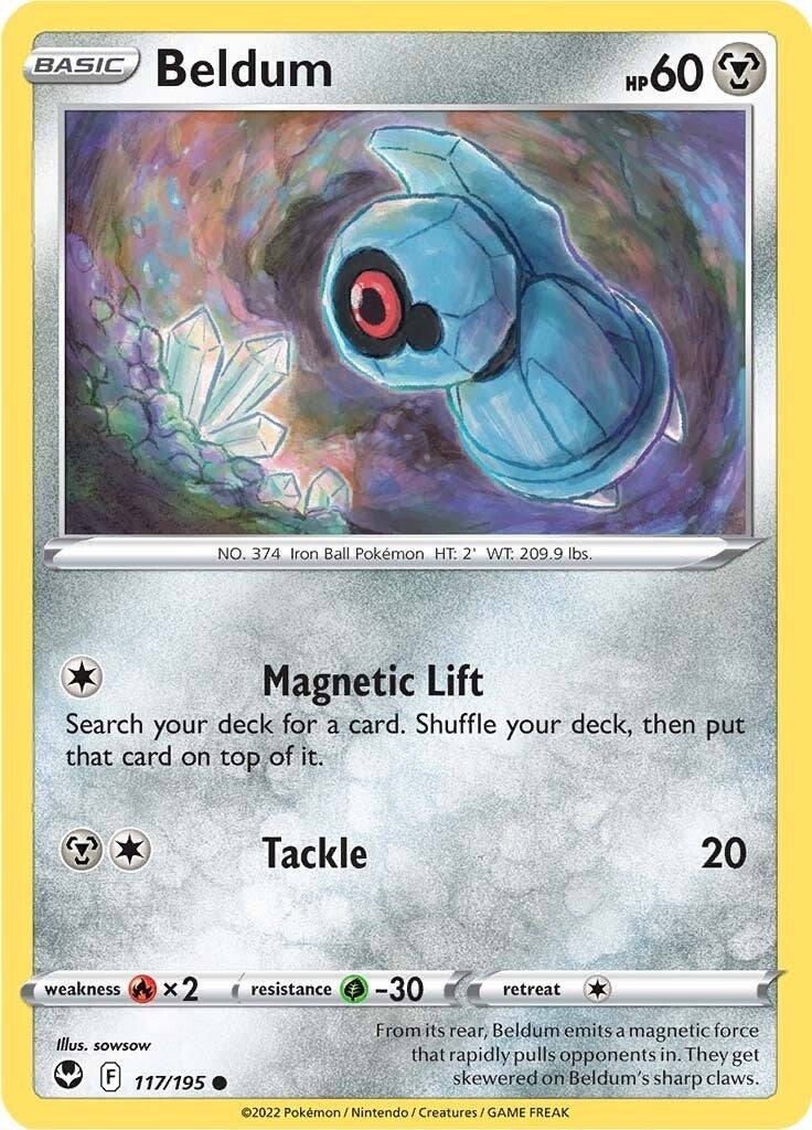 Image for Beldum (SWSH12: Silver Tempest) (117/195) - Pokemon