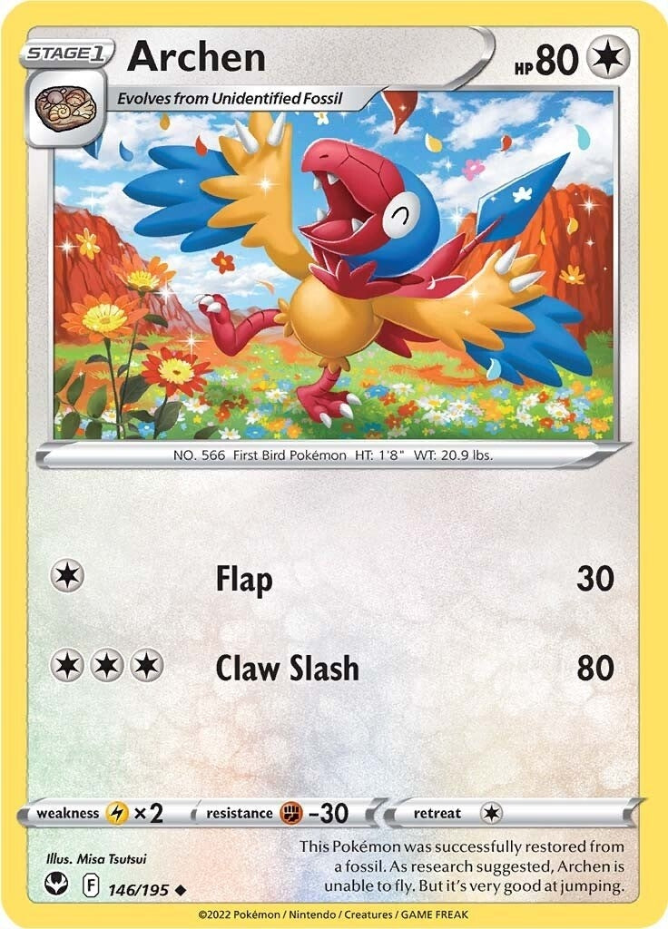 Image for Archen (SWSH12: Silver Tempest) (146/195) - Pokemon