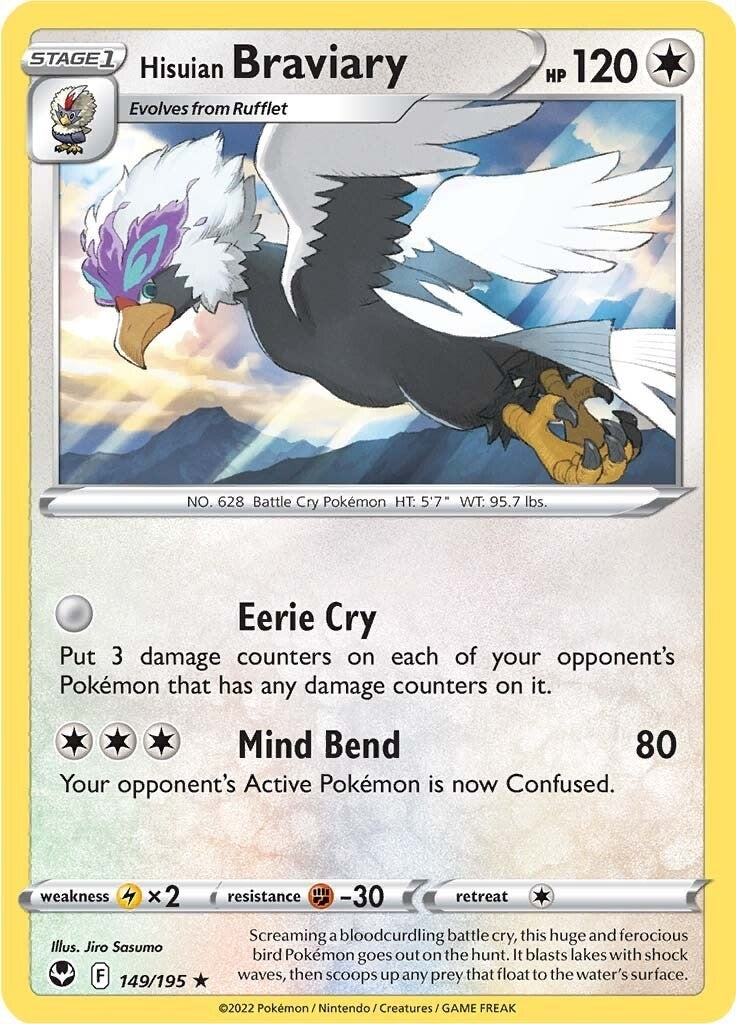 Image for Hisuian Braviary (SWSH12: Silver Tempest) (149/195) - Pokemon