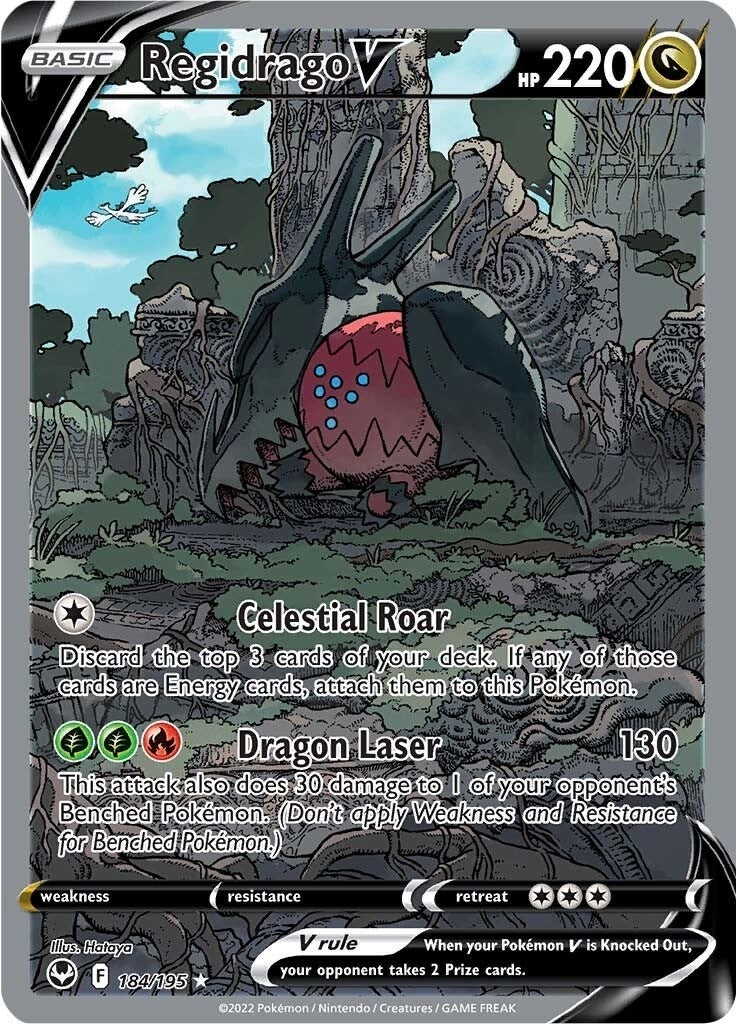 Image for Regidrago V (Alternate Full Art) (SWSH12: Silver Tempest) (184/195) - Pokemon