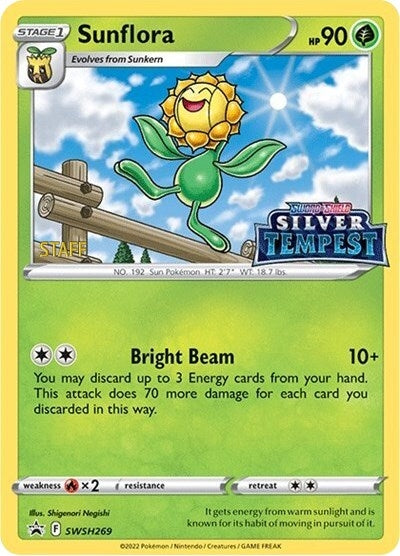 Image for Sunflora - SWSH269 (Prerelease) [STAFF] (SWSH: Sword & Shield Promo Cards) (SWSH269) - Pokemon