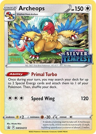 Image for Archeops - SWSH272 (Prerelease) [STAFF] (SWSH: Sword & Shield Promo Cards) (SWSH272) - Pokemon