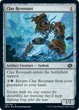 Image for Clay Revenant (The Brothers' War) (118) - Magic: The Gathering