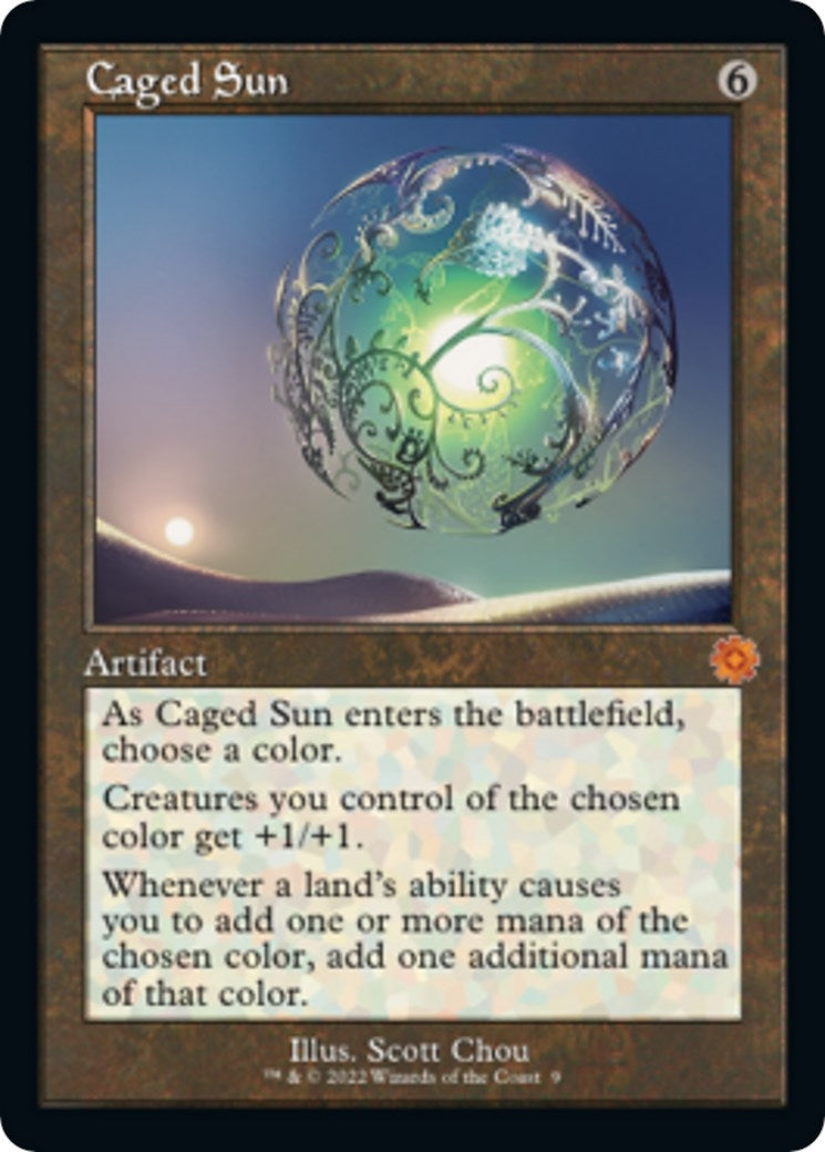 Image for Caged Sun (The Brothers' War: Retro Frame Artifacts) (9) - Magic: The Gathering