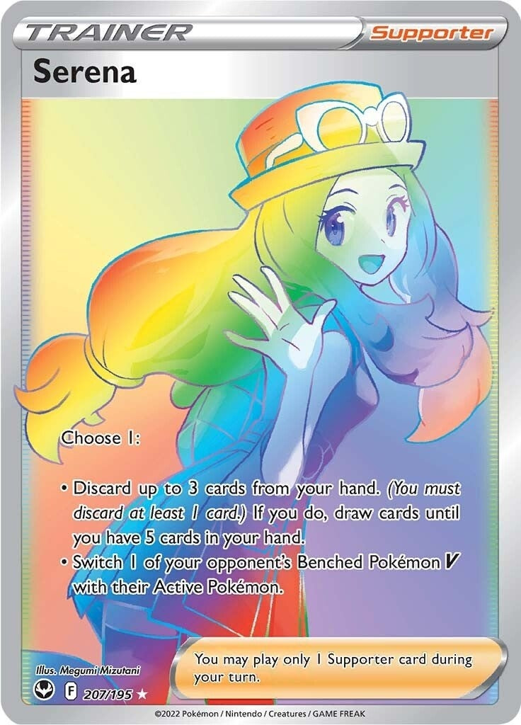 Image for Serena (Secret) (SWSH12: Silver Tempest) (207/195) - Pokemon