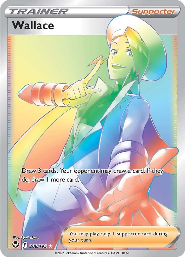 Image for Wallace (Secret) (SWSH12: Silver Tempest) (208/195) - Pokemon