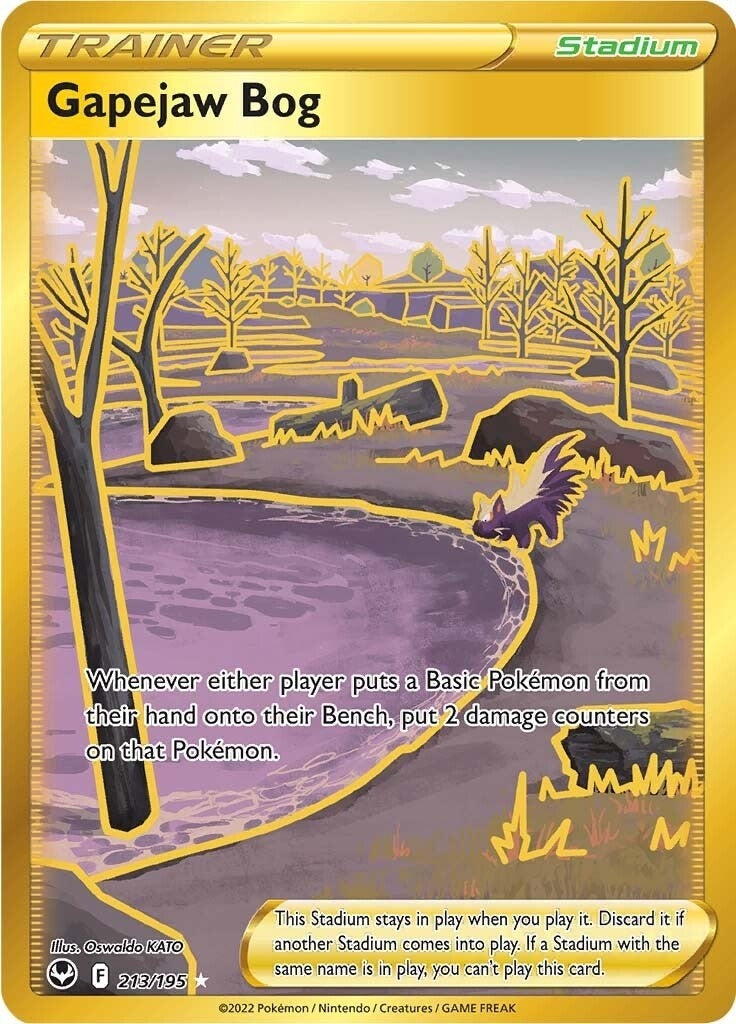 Image for Gapejaw Bog (SWSH12: Silver Tempest) (213/195) - Pokemon