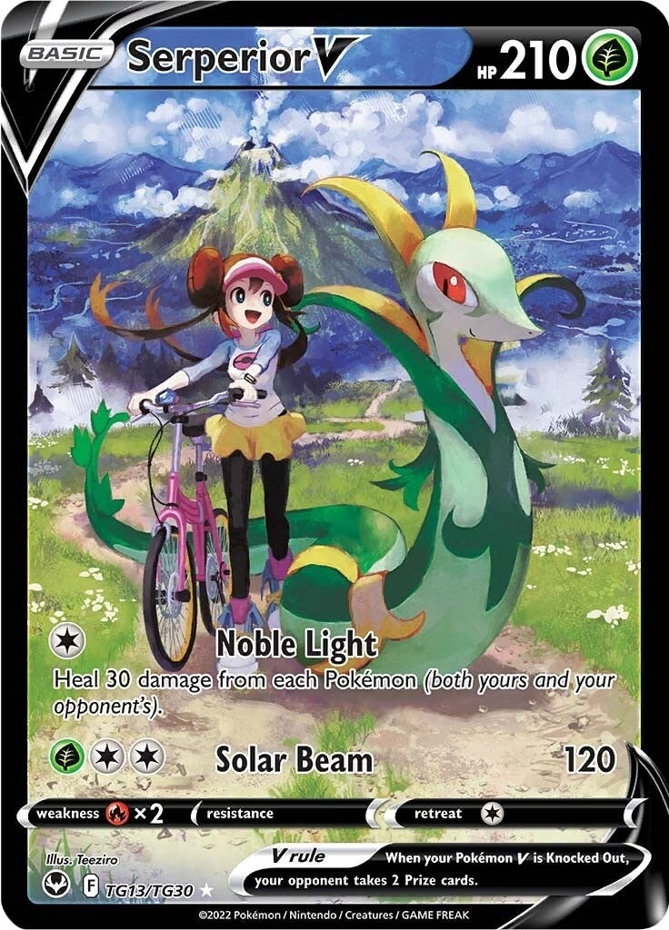 Image for Serperior V (SWSH12: Silver Tempest Trainer Gallery) (TG13/TG30) - Pokemon
