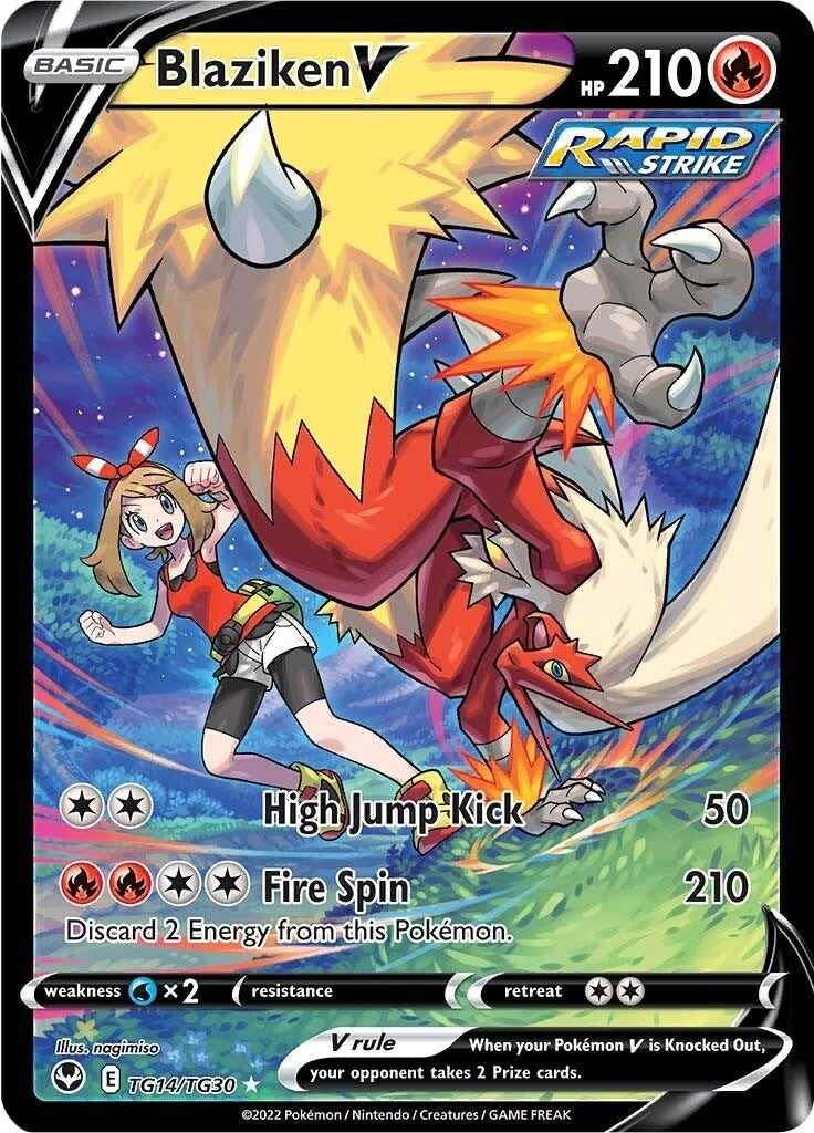Image for Blaziken V (SWSH12: Silver Tempest Trainer Gallery) (TG14/TG30) - Pokemon