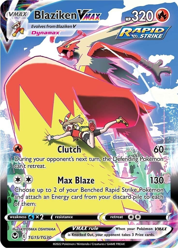 Image for Blaziken VMAX (SWSH12: Silver Tempest Trainer Gallery) (TG15/TG30) - Pokemon