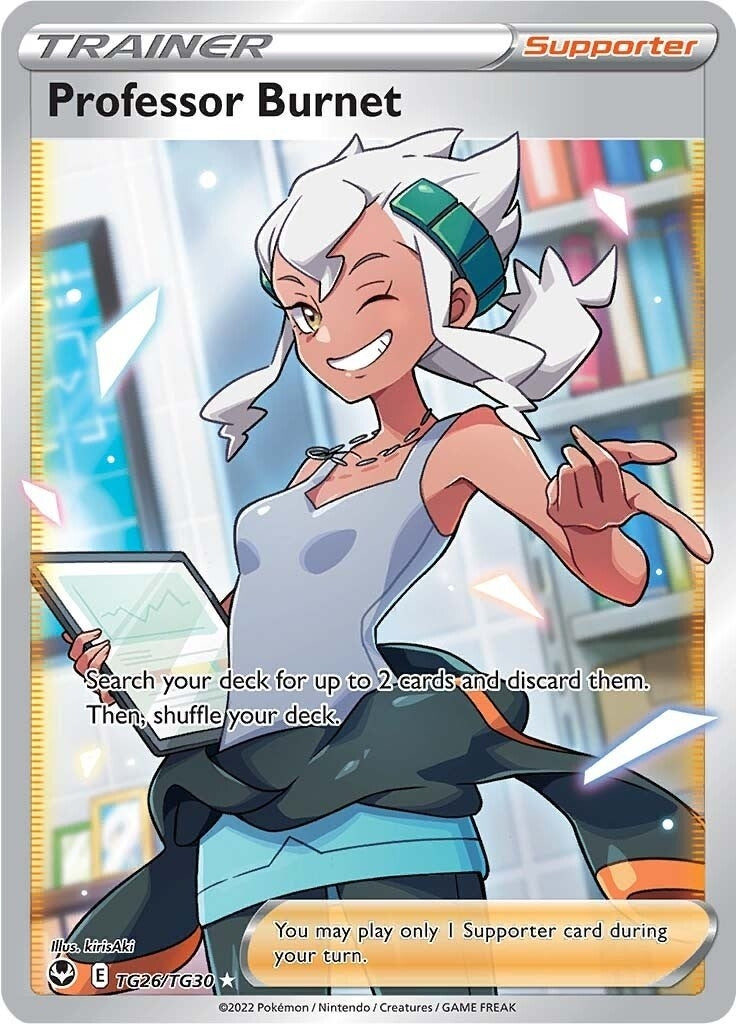 Image for Professor Burnet (SWSH12: Silver Tempest Trainer Gallery) (TG26/TG30) - Pokemon
