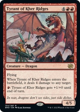 Image for Tyrant of Kher Ridges (The Brothers' War) (154) - Magic: The Gathering