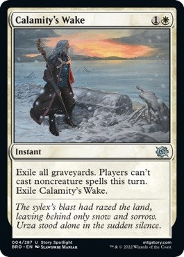 Image for Calamity's Wake (The Brothers' War) (4) - Magic: The Gathering