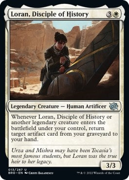 Image for Loran, Disciple of History (The Brothers' War) (13) - Magic: The Gathering