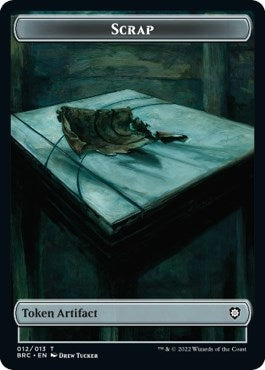 Image for Scrap // Phyrexian Myr Double-Sided Token (Commander: The Brothers' War) (12 // 5) - Magic: The Gathering