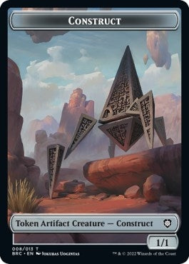 Image for Construct (008) // Phyrexian Myr Double-Sided Token (Commander: The Brothers' War) (8 // 5) - Magic: The Gathering