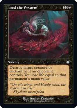 Image for Feed the Swarm (Retro Frame) (Commander: The Brothers' War) (106) - Magic: The Gathering
