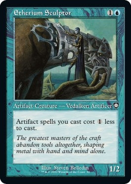 Image for Etherium Sculptor (Retro Frame) (Commander: The Brothers' War) (82) - Magic: The Gathering