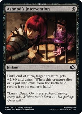 Image for Ashnod's Intervention (The Brothers' War) (85) - Magic: The Gathering