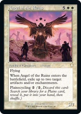 Image for Angel of the Ruins (Retro Frame) (Commander: The Brothers' War) (68) - Magic: The Gathering