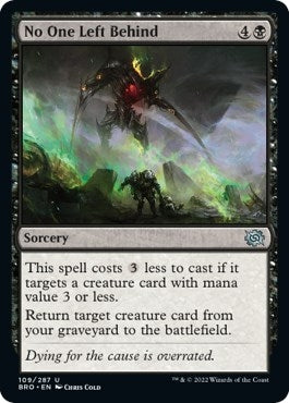 Image for No One Left Behind (The Brothers' War) (109) - Magic: The Gathering