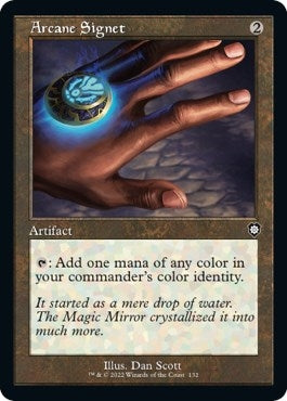 Image for Arcane Signet (Retro Frame) (Commander: The Brothers' War) (132) - Magic: The Gathering