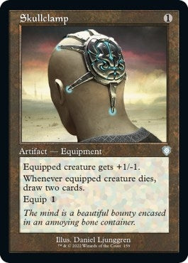 Image for Skullclamp (Retro Frame) (Commander: The Brothers' War) (159) - Magic: The Gathering