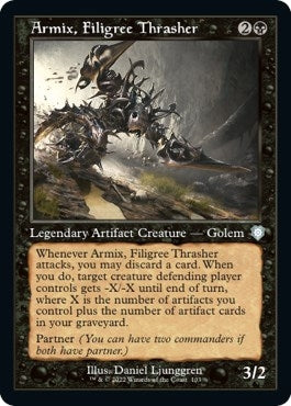 Image for Armix, Filigree Thrasher (Retro Frame) (Commander: The Brothers' War) (103) - Magic: The Gathering