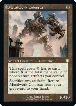 Image for Metalwork Colossus (Retro Frame) (Commander: The Brothers' War) (147) - Magic: The Gathering