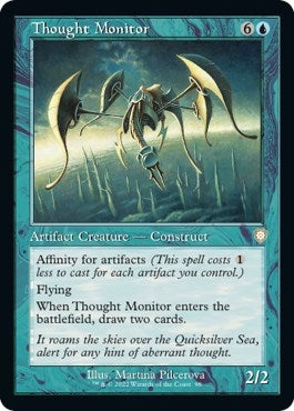 Image for Thought Monitor (Retro Frame) (Commander: The Brothers' War) (98) - Magic: The Gathering
